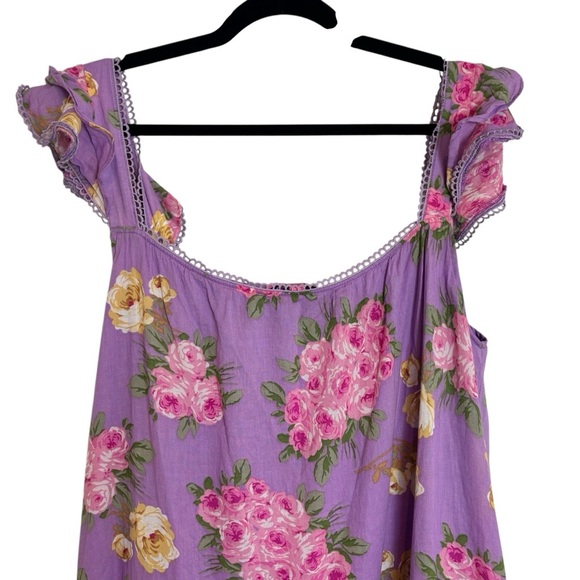 Betsey Johnson Dress Women’s Size XL Purple And Pink Maxi - Picture 5 of 11